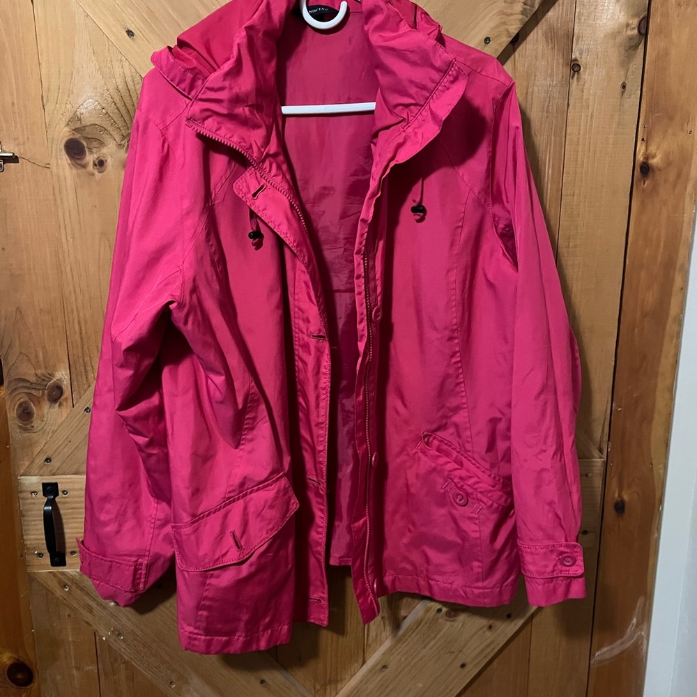 Vibrant Pink Hooded Jacket